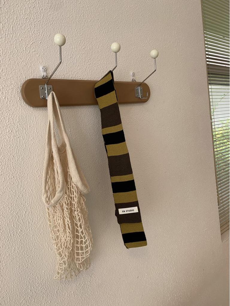 2024 Striped Color-Match Knit Scarf: Versatile, Stylish Accessory for Men & Women