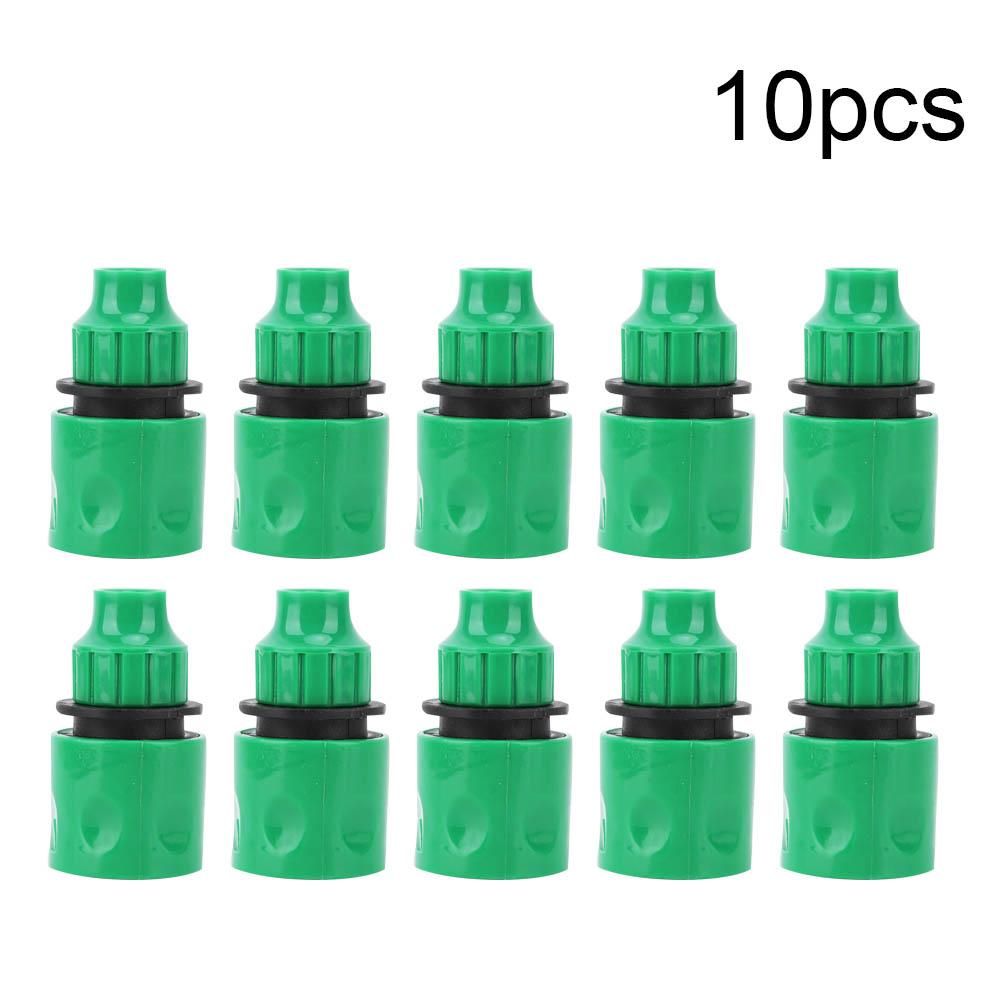 10PCS Plastic Garden Watering Fitting 3/8" Water Hose Tap Connector Quick Connect