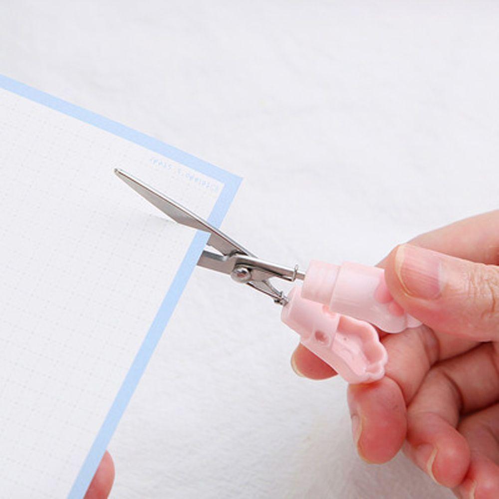 Portable Mini Novelty Girl Gift Folding Design Hand Scissors Stainless Steel Cat Paw Scissors