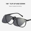 Clip On Sunglasses Rimless Clips Onto Nearsighted Glasses for Sports and Outdoor Activities