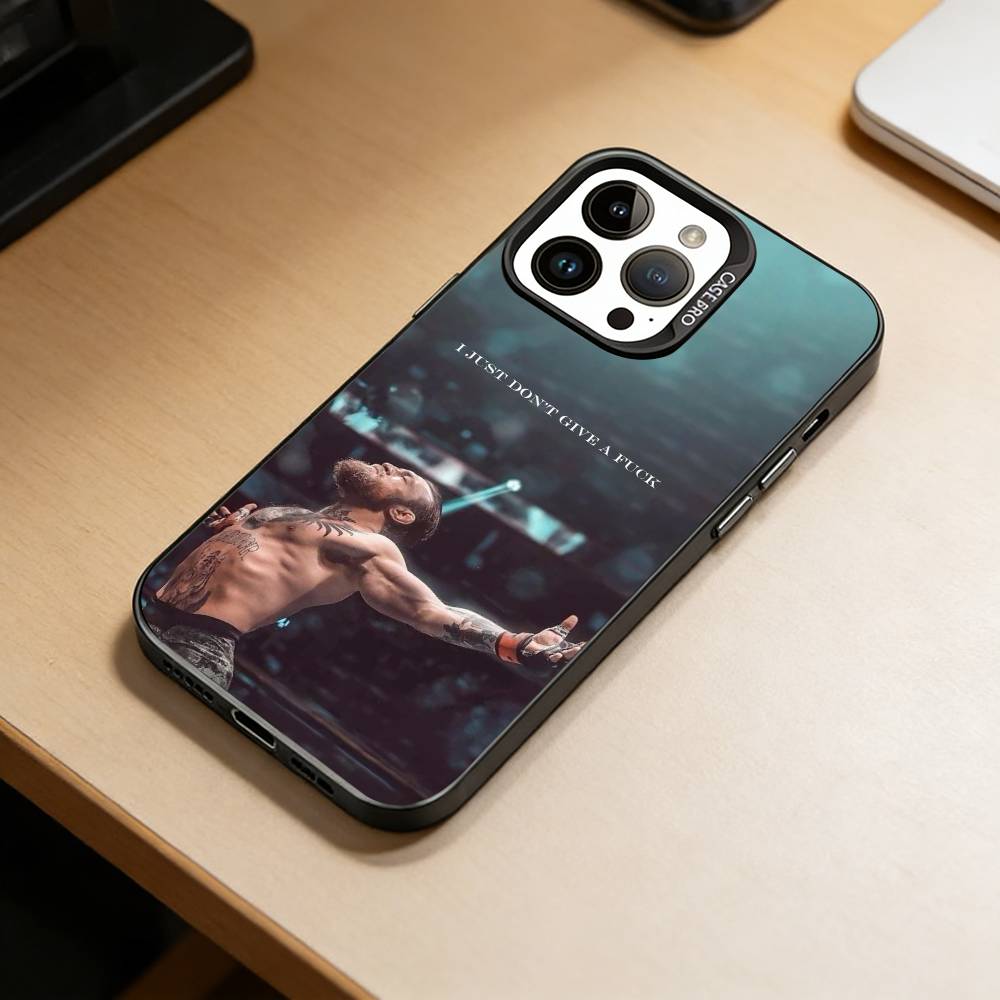 Чехол для телефона Conor McGregor-G Boxing для iPhone 17,16,15,14,13,12,11 Plus,Pro Max,XS,Разноцветный Серебряный чехол для телефона Funda Cover