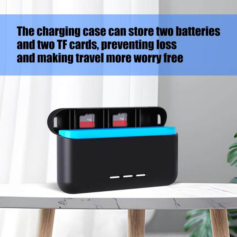 Чехол для хранения и зарядки аккумуляторов с 3 слотами для серий 12/11/10/9, 3-канальная док-станция для зарядки аккумуляторов