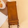 Миниатюрный деревянный шкаф-витрина масштаба 1/12 для кукольного домика, аксессуары, ручная работа, реалистичная модель винного шкафа, мебель