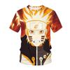 Short Sleeve T Shirt Naruto Japanese Cartoon Fashion Casual Children Men Clothing 3D Printed Short Sleeve Top Clothing