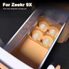 Для Zeekr 9X Задний Холодильник Силиконовый Коврик Держатель для Стакана Напитка Нескользящий Держатель Подставка Аксессуары для Декора Салона Автомобиля