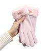 Thick Plush Gloves Touchscreen Cycling Mittens Fashion Driving Gloves  Running