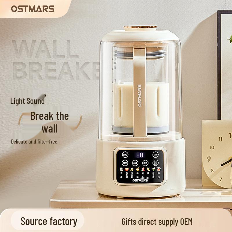 OSTMARS Silent Soy Milk & Food Processor: No-Cook, No-Filter, Residue-Free, Fully Automatic, Wall-Breaking Multifunctional Machine.