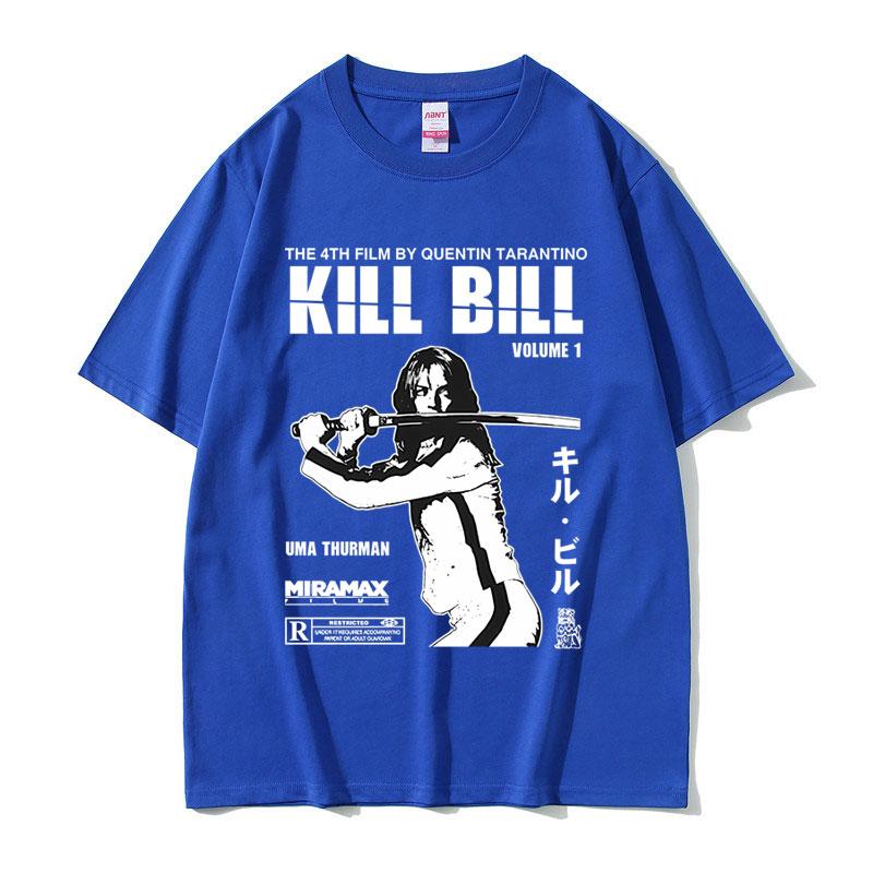 Famous Director Quentin Tarantino Movie Kill Bill Tshirt Unisex Women Summer Ocollar Vintage T Shirts Male Casual Cotton Tshirts