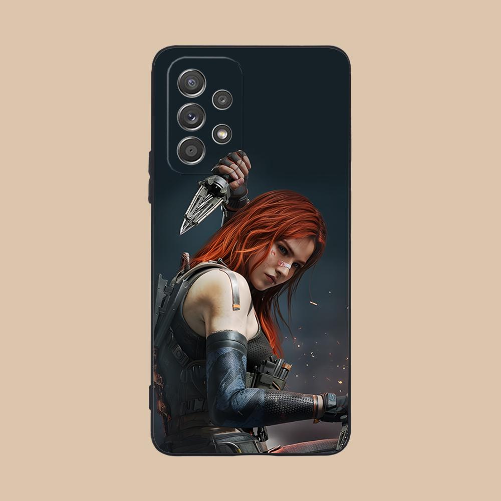 Игровой чехол Delta Force из матового ТПУ для мобильного телефона Samsung Galaxy M55 54 42 35 34 33 32 23 22 15 14 13 12 F55 5G Цветная крышка