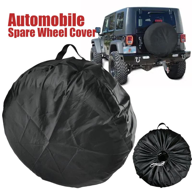 2 размера, универсальный 210D ткань Оксфорд, автомобильный внедорожник, чехол для шин, черная сумка для запасного колеса, сумка для хранения запасных шин, сумка-тоут