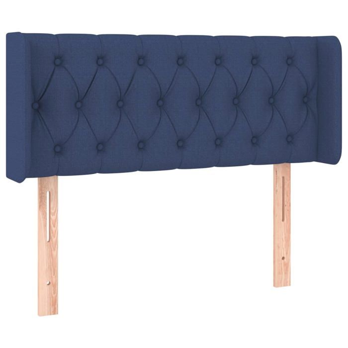VidaXL LED Headboard Bedroom Furniture Single Bed Accessory Headboard Bed Frame Interior Blue 3123568