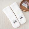 Ladies' Cute Lamb Velvet Socks Thick Warm Sleep Socks With Thick Velvet Cartoon Embroidery Floor Socks