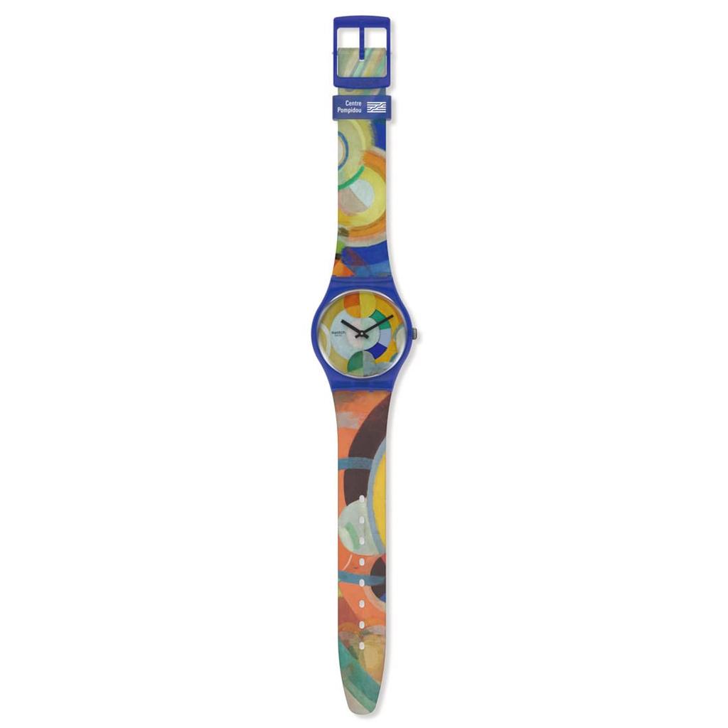 [Swatch] Часы Swatch CAROUSEL, BY ROBERT DELAUNAY Gent GZ712 Blue