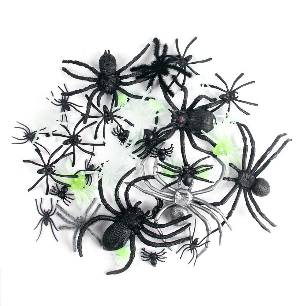 Realistic Plastic Bugs Trick Joke Decoration Scary Insects Fake Cockroaches Spider Halloween Prank Toy Bug April Fools Day Decor