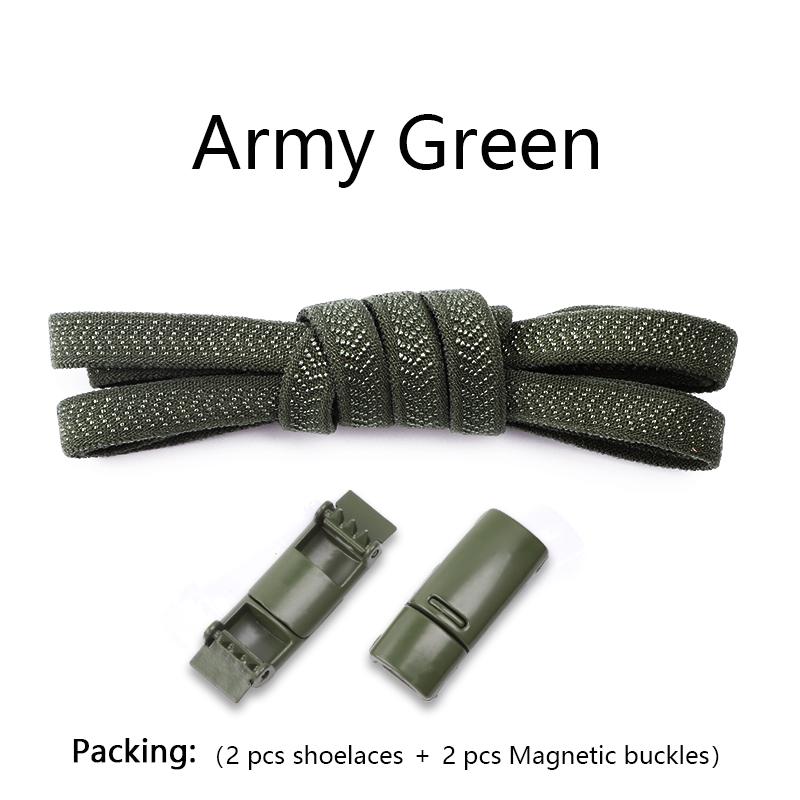 Шнурки без завязывания Магнитные шнурки Зажим Без завязывания Шнурки Плоские Эластичные шнурки для кроссовок Резиновые шнурки Эластичные шнурки