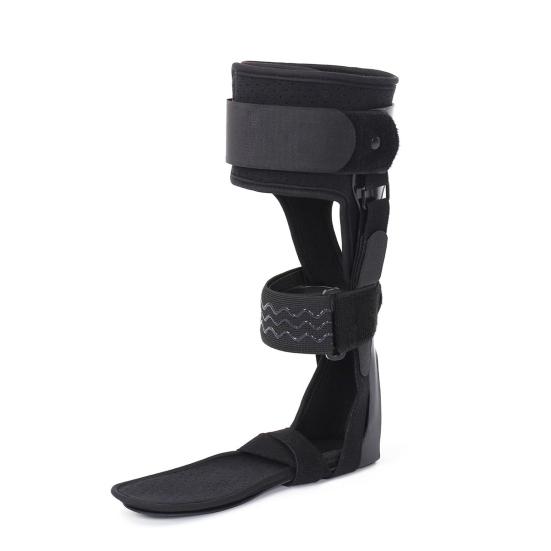 Drop Foot Stabilizer Ankle Brace with Adjustable Strap Soft Lining Wear Resistant Pain Relief Ergonomic Foot Support Brace