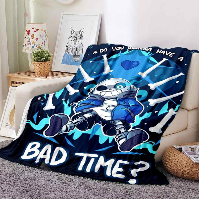 Легенда Подземелья Игровой Диван-Кровать Одеяло Супер Мягкое Теплое U-Undertale Санс Смешное 3D Печать Чехол для Одеяла Флисовое Плед