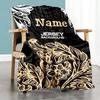 Karate Motivational Customize Your Name Outdoor Blanket Comfortable Soft Lightweight Multiseasonal Blanket For Travel Camping Picnics Sofa Office Bed