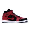 Air 1 Mid Bred Men Sneakers Black Gym-Red-White 554724-054