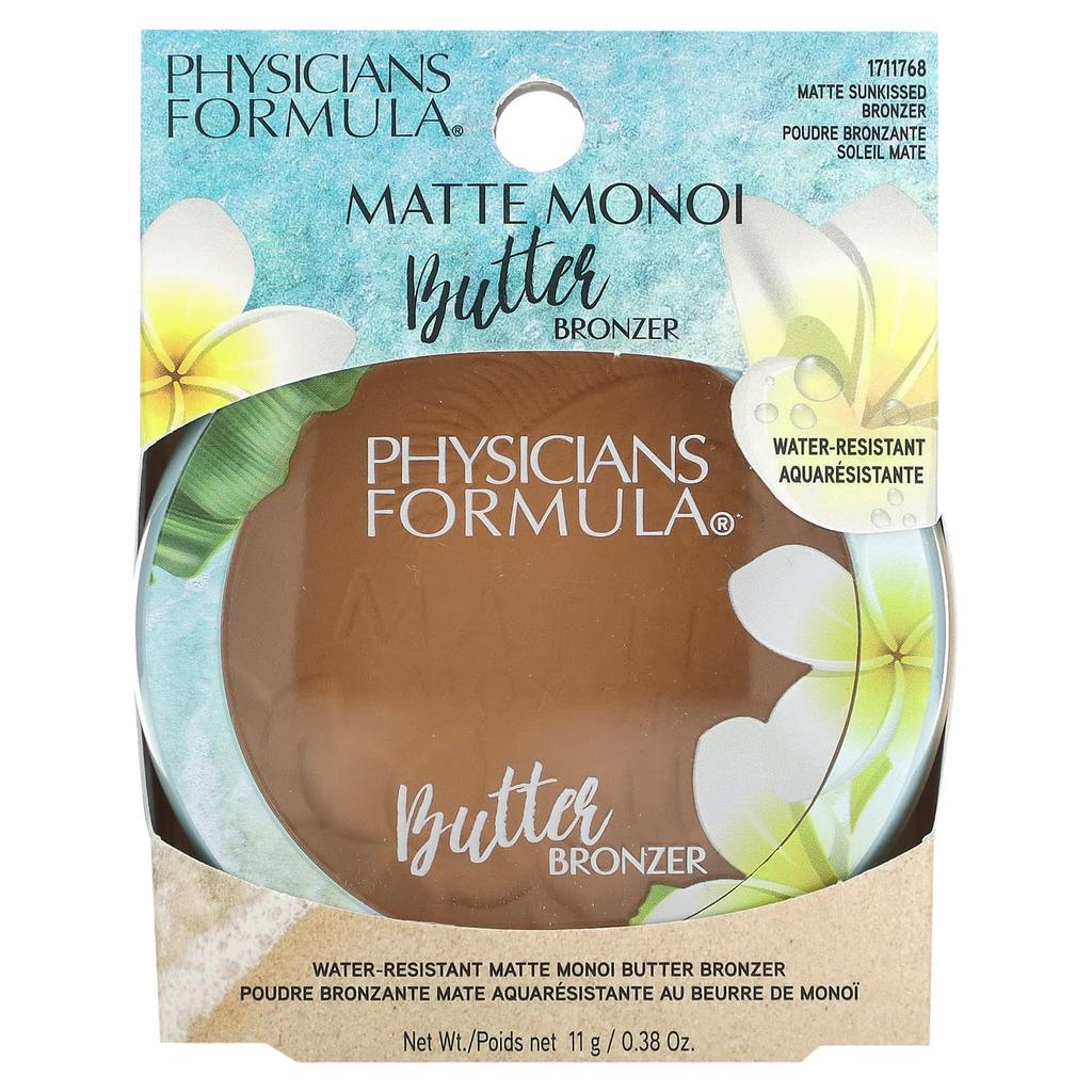Physicians Formula Matte Monoi, бронзер Butter, 1711768 Матовый солнцезащитный бронзер, 11 г (0,38 унции)