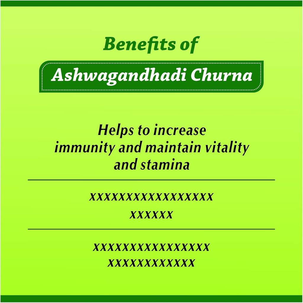 Baidyanath Asli Ayurved Ashwagandhadi Churna 100 g Pack Of 1 Powder For Stamina Immunity Support