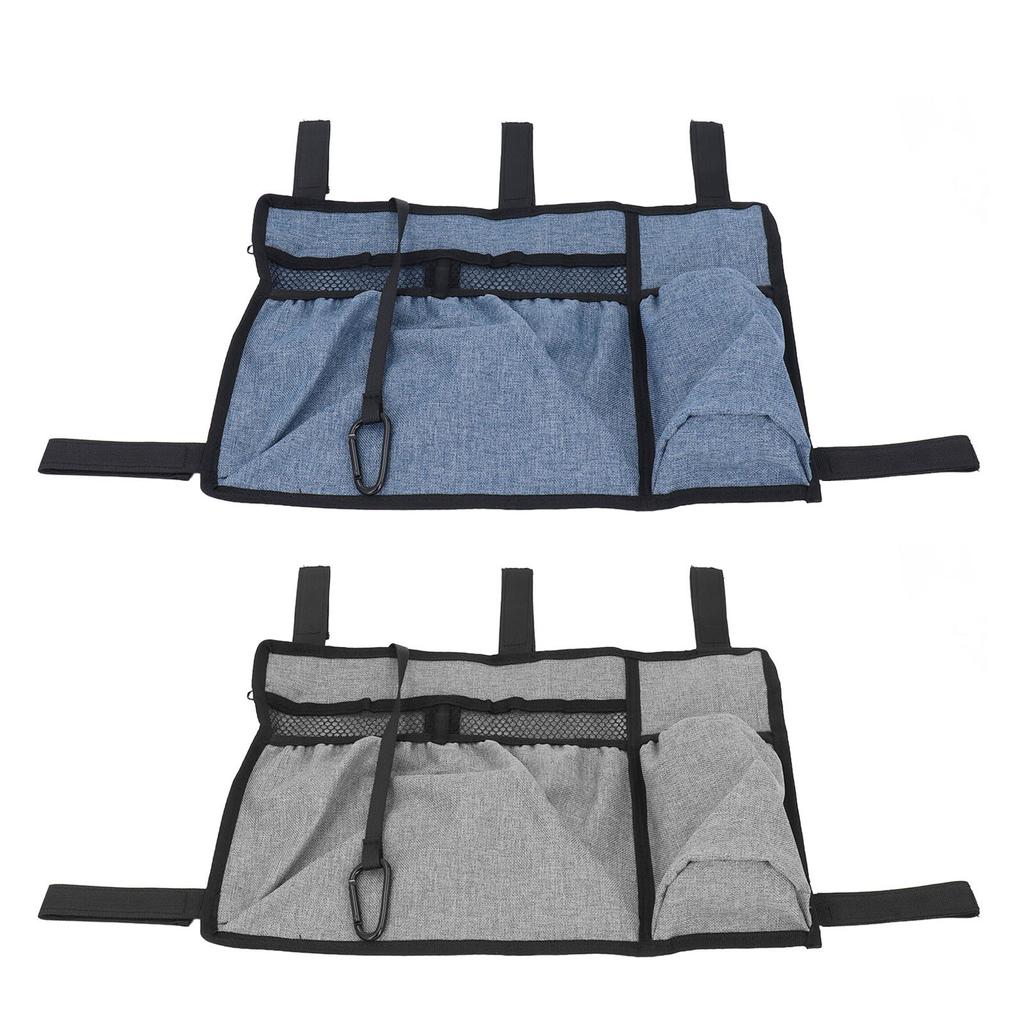 Подвесная сумка для инвалидной коляски, водонепроницаемая, портативная, подлокотник, боковое хранилище, сменные аксессуары