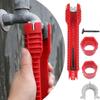 3PCS 5 In 1/8 In 1 Flume Wrench Anti-slip Kitchen Sink Repair Tools Bathroom Faucet Assembly Key Plumbing Installation Wrench