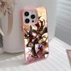 HSR Fugue Pink Translucent Mobile Phone Case for iPhone 17 16 15 14 13 12 11 X XR XS Air Pro Max Plus Colorful Cover