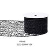 Glitter Sequins Glitter Mesh Ribbon 63mm Width Organza Ribbon Wired Edge Ribbon  Party Decoration