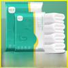 Portable Compressed Cotton Bath Towels - Thick, Disposable, Individually Wrapped Set