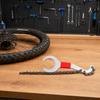 20cm Length Freewheel Wrench Stainless Steel Sprocket Remover Wrench Bike Chain Whip  Bike Repair