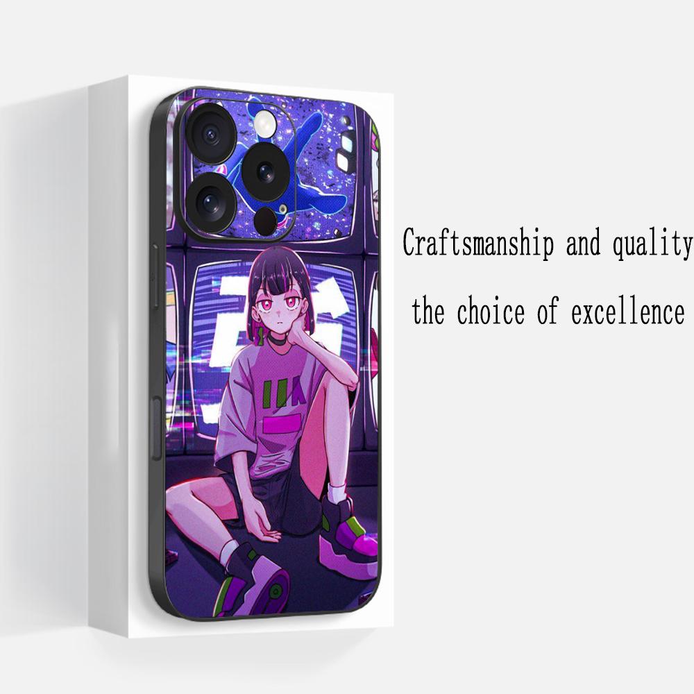 Zutomayo japan singer pattern Phone Case For iPhone 16 16e 15 14 13 12 11 Plus Mini Pro Max Soft black Shockproof Cover
