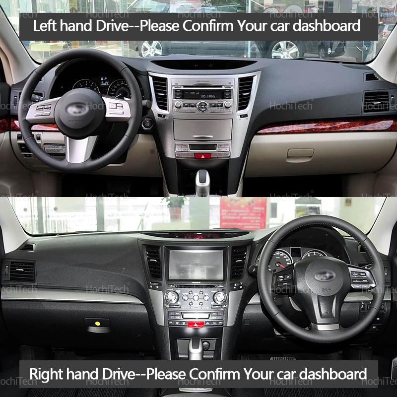 Для Subaru Legacy Outback 2010-2014 2011 2012 2013 Накладка на панель приборов автомобиля Предотвращение бликов Коврик ПротивоУФ Ковры Нескользящий коврик Левый руль Правый руль