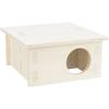 Maison Emboitable 2 Chambres 25 X 12 X 25 Cm Pour Grand Hamster Et Dègues - Trixie