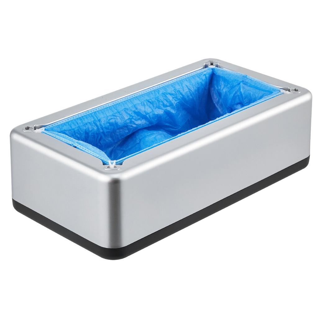 Shoe Cover Dispenser Fits Up to US 11 with 100 Disposable Plastic Covers