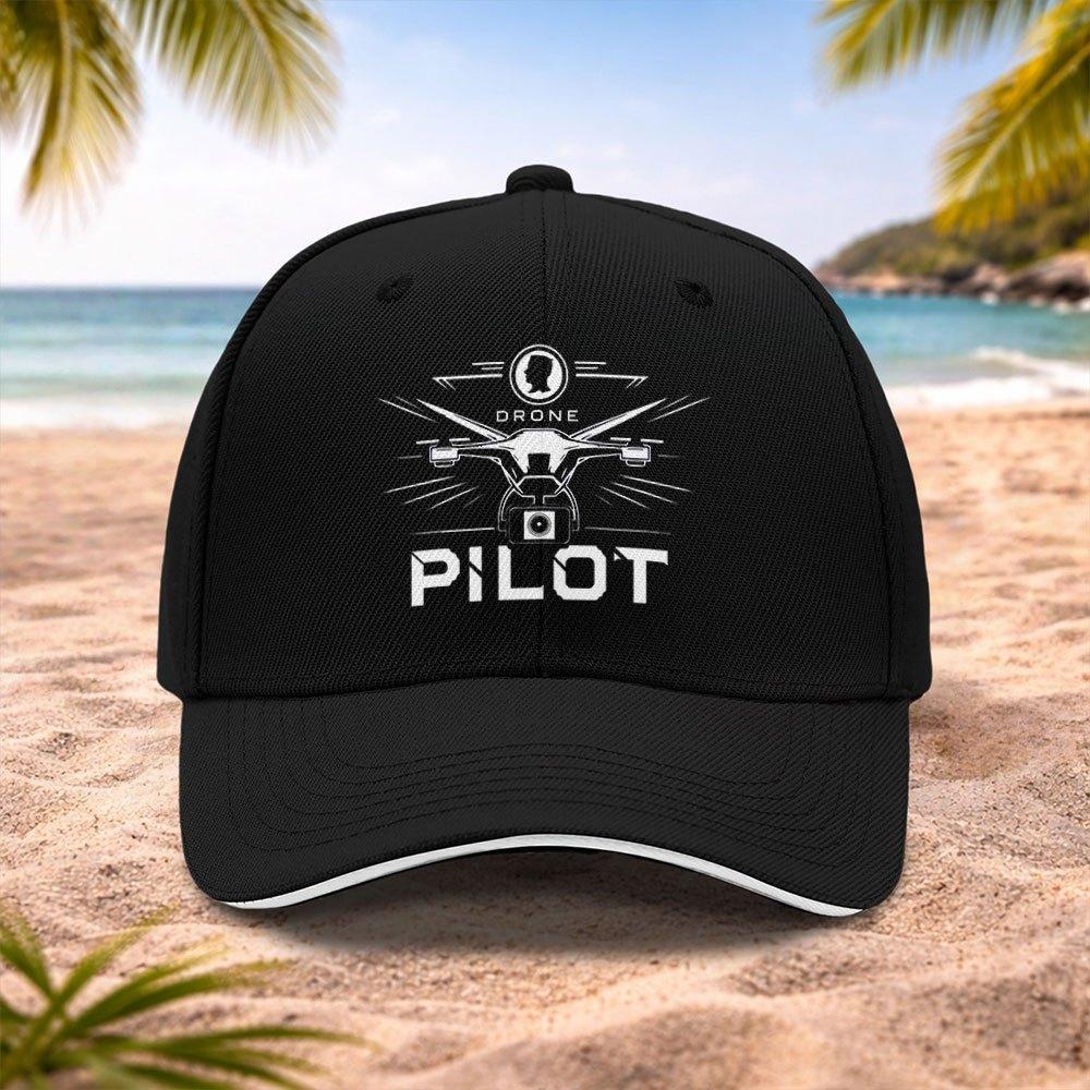 Drone Pilot Baseball Cap Lightweight Adjustable Unisex for Running Fitness Outdoor Sports