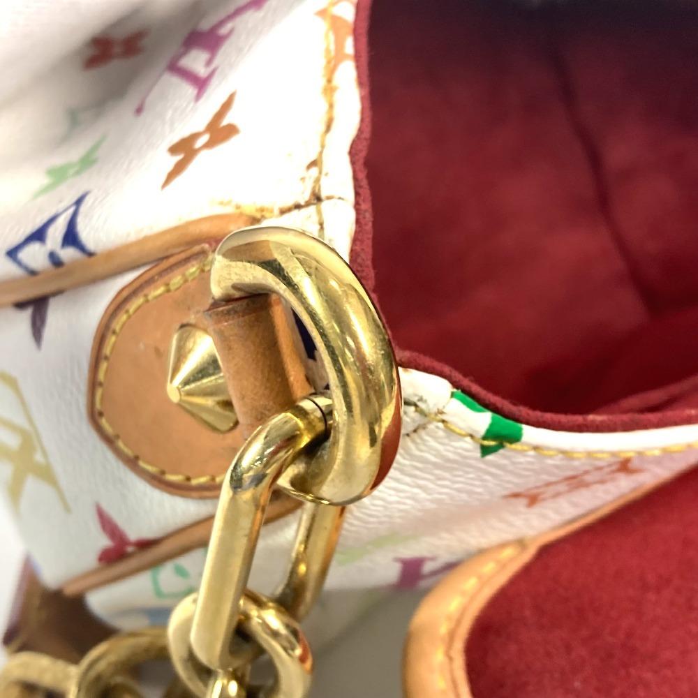 Louis Vuitton M40305 MonogramMulticolore Patty Ribbon Flap Handbag Shoulder Bag