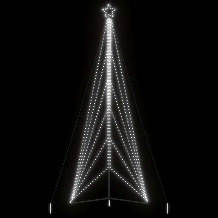 VidaXL LED Christmas Tree 861 LEDs Cool White 478 Cm, Christmas Light, LED Christmas Light, Outdoor Christmas Light, 4016425