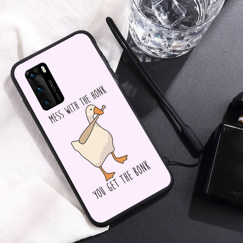 Untitled Goose Game Phone Case For Huawei Y6 Y7 Y9 Prime 2019 Y9s Mate 10 20 40 Pro Lite Nova 5t Silicone Cover