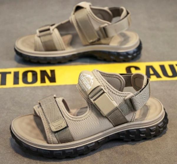 Fashion Summer Outdoor Men's Sandals Non-slip Men's Casual Sneakers Comfortable Beach Sandals Plus Size Men's Breathable Wading Sandals