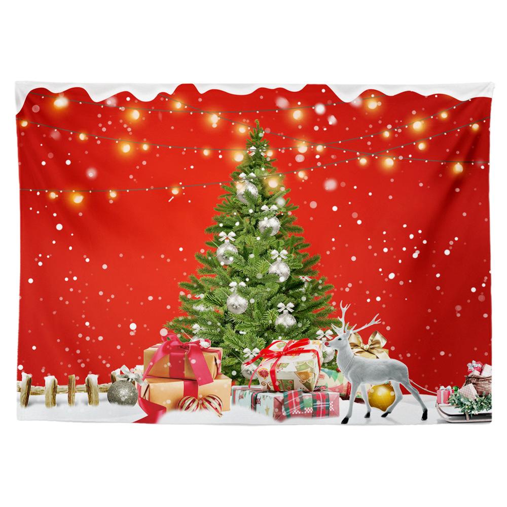 Рождественский гобелен, подвесная ткань, цифровая теплопередача, экологически чистая комната, детская комната, общежитие