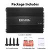 6800W 12V 4 Channel Car Amplifier Subwoofer Slim Class A/B Car Audio Amp Powerful Amplifiers Subwoofer Bass Speaker Amplifiers
