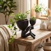 Family Themed Mother and Child Figure Planter Pot  Mother's Day Gift