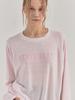 SORRY, TOO MUCH LOVE Pale Mood Sheer Raglan Top_Pink