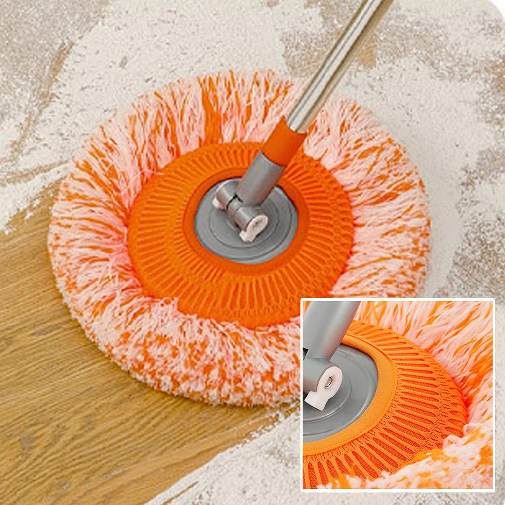 360° Rotatable  Cleaning Mop, Extendable Wall Cleaning Mop Three-section Telescopic Length 19.6-37.4inch