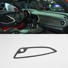 Carbon Fiber Center Console Dash Panel Cover Trim Frame For Chevy Camaro 2016+