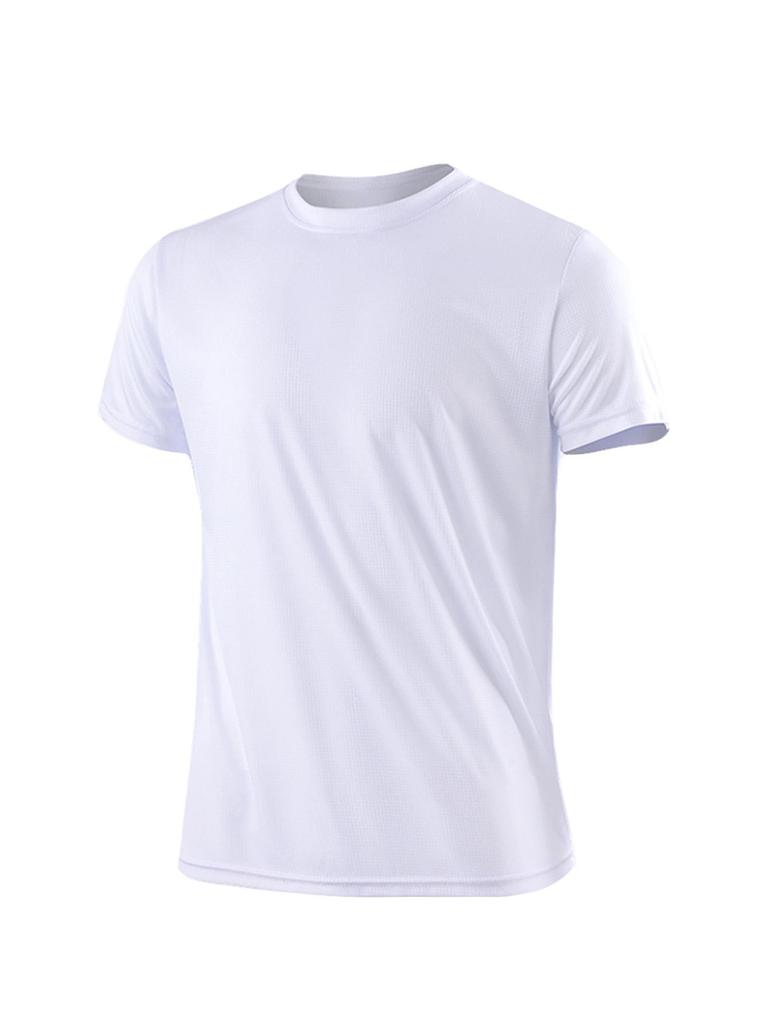 3PCS/Set Men's Casual Breathable Quick-Dry Short Sleeve Sports T-Shirts