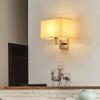 E27 Hotel Bedhead Fabric Wall Light with Switch LED Spotlight Reading Light Спальня Кабинет Nordic Home Decoration Lights