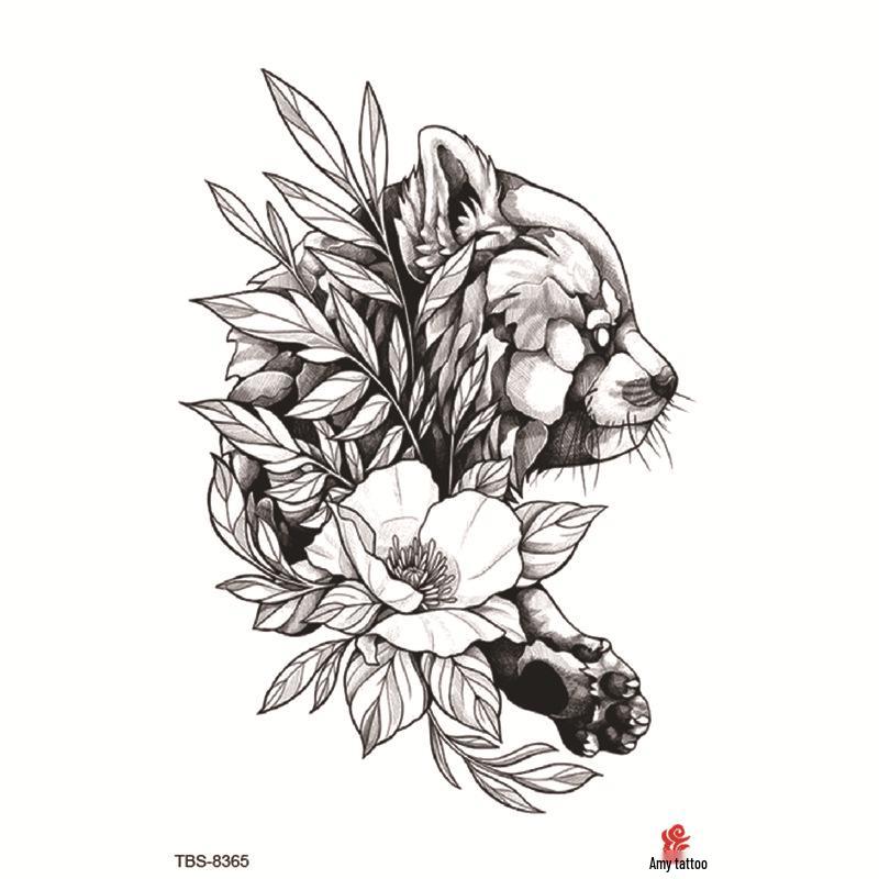 Набор маленьких водостойких тату-наклеек с тотемами и символами для предплечья