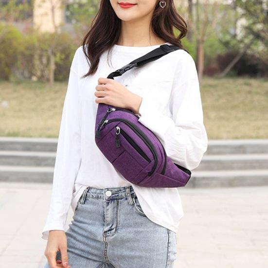 Мужская поясная сумка для телефона, устойчивая к брызгам, эластичный регулируемый поясной ремень, несколько отделений, застежка-молния, для активного отдыха, бега, велоспорта